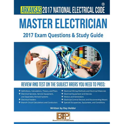 Arkansas 2017 Master Electrician Study Guide - Paperback