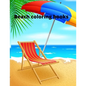 Beach coloring book: An Adult Coloring Book Featuring Fun and Relaxing Beach Vacation Scenes, Peaceful Ocean Landscapes and Beautiful Summe - Paperback