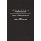 Learning and Teaching Number Theory: Research in Cognition and Instruction - Hardcover