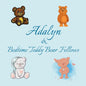 Adalyn & Bedtime Teddy Bear Fellows: Short Goodnight Story for Toddlers - 5 Minute Good Night Stories to Read - Personalized Baby Books with Your Chil - Paperback