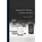 Massee's Wine-food Index - Paperback