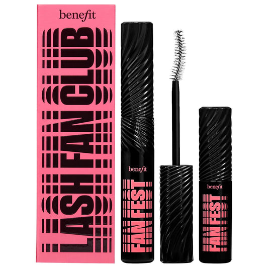 Lash Fan Club Vegan Cruelty-Free Mascara Booster Set - Volumizing, Long-Lasting, Fanning Effect