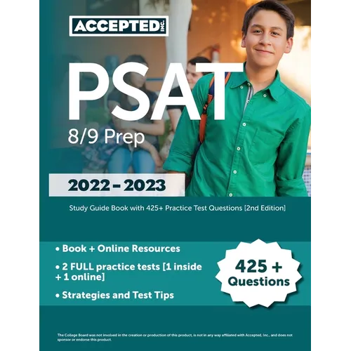 PSAT 8/9 Prep 2022-2023: Study Guide Book with 425+ Practice Test Questions [2nd Edition] - Paperback