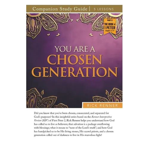 You Are A Chosen Generation Study Guide - Paperback