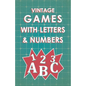 Vintage Games with Letters and Numbers - Paperback