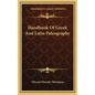 Handbook of Greek and Latin Paleography - Hardcover