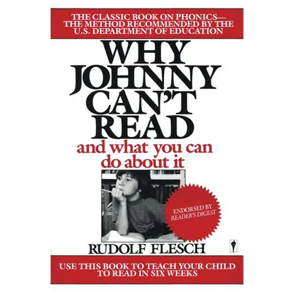 Why Johnny Can't Read?: And What You Can Do about It - Paperback