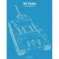 3D Tanks Coloring Book - Paperback