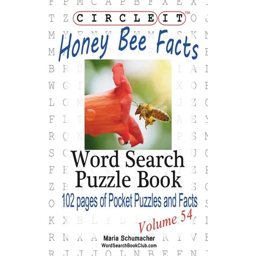 Circle It, Honey Bee Facts, Word Search, Puzzle Book - Paperback
