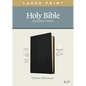KJV Large Print Thinline Reference Bible, Filament Enabled Edition (Red Letter, Genuine Leather, Black) - Leather