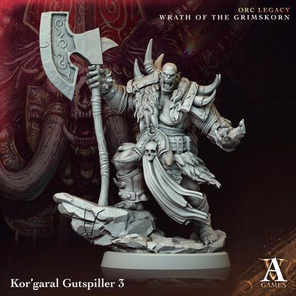 3D Printed Kor'Garal Gutspiller by Archvillain Games