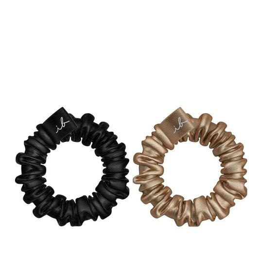 Invisibobble Sprunchie Slim True Golden Hair Accessories - 2 Pack, Comfortable & Stylish Hair Ties for Long Hair