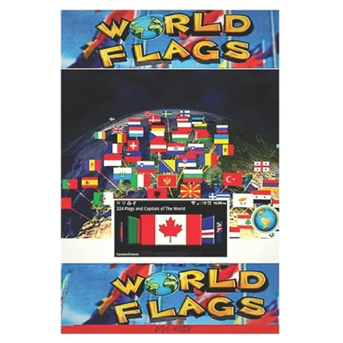 world flags world flags: Fun coloring book for world countries, cool and cute designs for stress relief. - Paperback