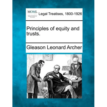 Principles of Equity and Trusts. - Paperback