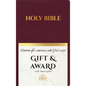 NRSV Updated Edition Gift & Award Bible with Apocrypha (Imitation Leather, Burgundy) - Imitation Leather