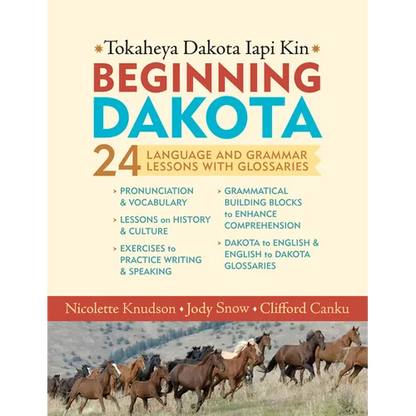 Beginning Dakota/Tokaheya Dakota Iapi Kin: 24 Language and Grammar Lessons with Glossaries - Paperback