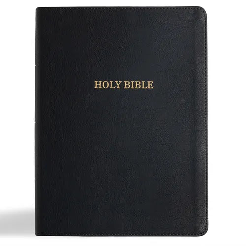 KJV Study Bible, Large Print Edition, Black Leathertouch - Imitation Leather