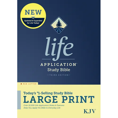 KJV Life Application Study Bible, Third Edition, Large Print (Hardcover, Red Letter) - Hardcover