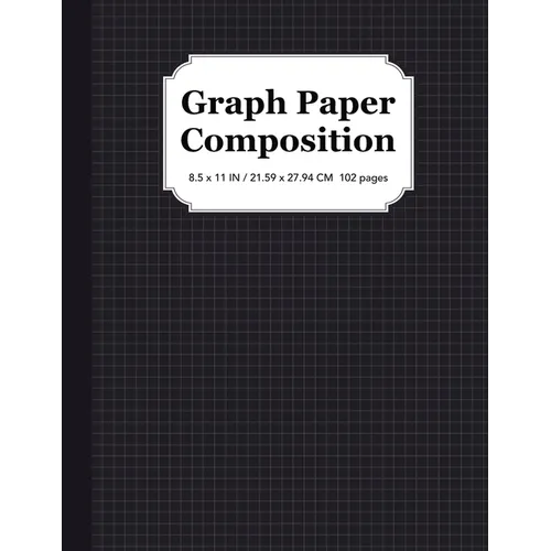 Graph Paper Composition Notebook: Quad Ruled 5x5, Grid Paper for Students in Math and Science - Paperback