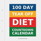 100 Day Tear-Off Diet Countdown Calendar - Paperback