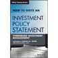 How to Write Investment Policy - Paperback