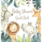 Safari Baby Shower Guest Book (Hardcover) - Hardcover