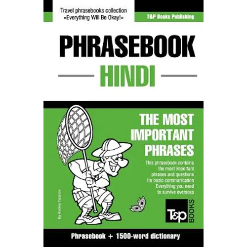 English-Hindi phrasebook and 1500-word dictionary - Paperback