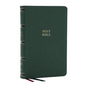 Nkjv, Single-Column Reference Bible, Verse-By-Verse, Green Leathersoft, Red Letter, Comfort Print (Thumb Indexed) - Imitation Leather