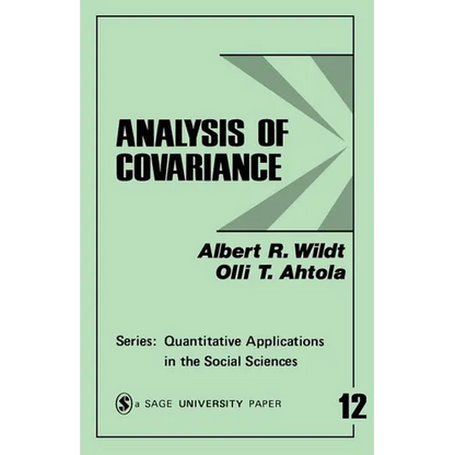 Analysis of Covariance - Paperback