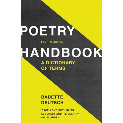 Poetry Handbook: A Dictionary of Terms (Revised) - Paperback