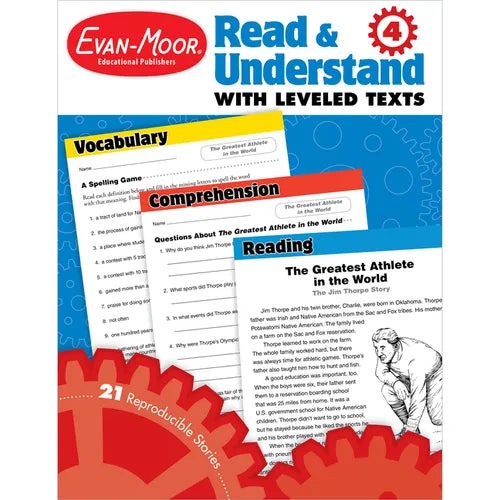 Read and Understand with Leveled Texts, Grade 4 Teacher Resource - Paperback