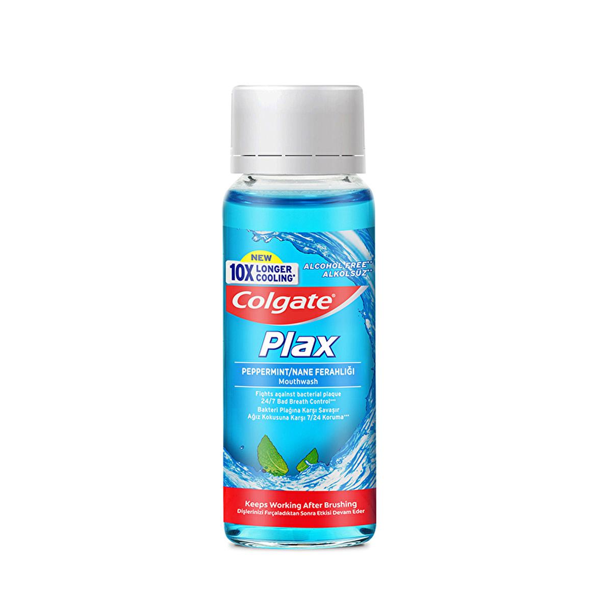 Colgate Plax Alcohol-Free Mouthwash: 24/7 Fresh Breath & Plaque Control - Gentle Oral Care Rinse - 100ml