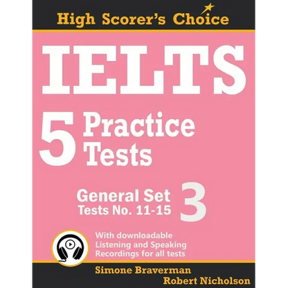 IELTS 5 Practice Tests, General Set 3: Tests No. 11-15 - Paperback