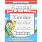 Xander Letter Tracing for Kids Trace my Name Workbook: Tracing Books for Kids ages 3 - 5 Pre-K & Kindergarten Practice Workbook - Paperback