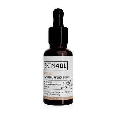 Skin401 Caffeine Depuffing Eye Serum: Reduce Dark Circles, Under Eye Bags & Puffiness - Vegan & Cruelty-Free Formula