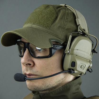 Ops-Core AMP Connectorized Headset | 3D Hear-Through for Situational Awareness