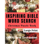 Inspiring Bible Word Search Christmas Puzzle Book: Old & New Testament (Large Print) - Paperback