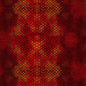 Orange Dragon Scale Cotton 44"/45" Fabric Per Yard