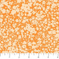 Orange Fields Flourish Cotton 44"/45" Fabric Per Yard