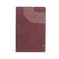 CSB (In)Courage Devotional Bible, Bordeaux Leathertouch, Indexed - Imitation Leather