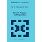 Recent Progress in Inequalities - Hardcover