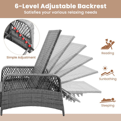 Outdoor Chaise Lounge Chair