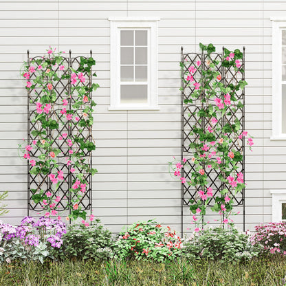 3-Pack Outdoor Plant Support Frame for Raised Garden Bed