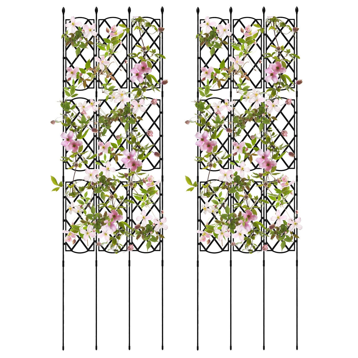 3-Pack Outdoor Plant Support Frame for Raised Garden Bed