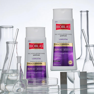 Bioblas Procyanidin Anti-Hair Loss Shampoo with Biotin - Paraben-Free, 12.18 fl oz