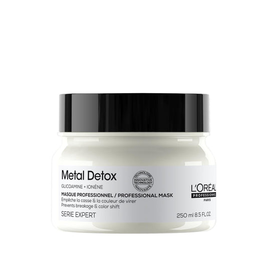 L'Oreal Professionnel Paris Serie Expert Metal Detox Hair Care Mask for Colored & Chemically Treated Hair - 250ml