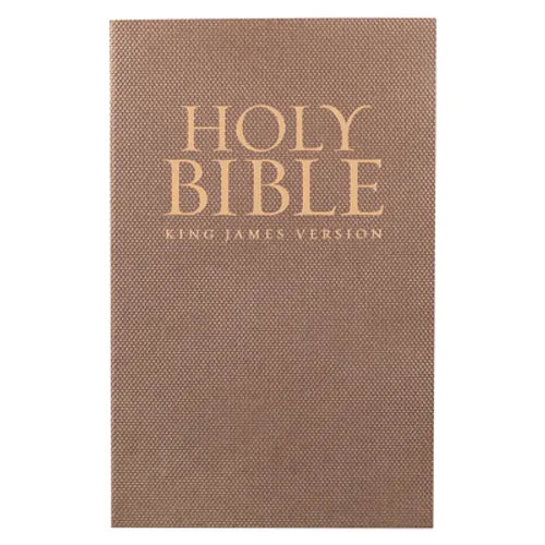 KJV Budget Gift & Award Soft Cover Antique Gold - Paperback