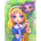 Alice in Wonderland: A Whimsical Coloring Book for Adults - Paperback