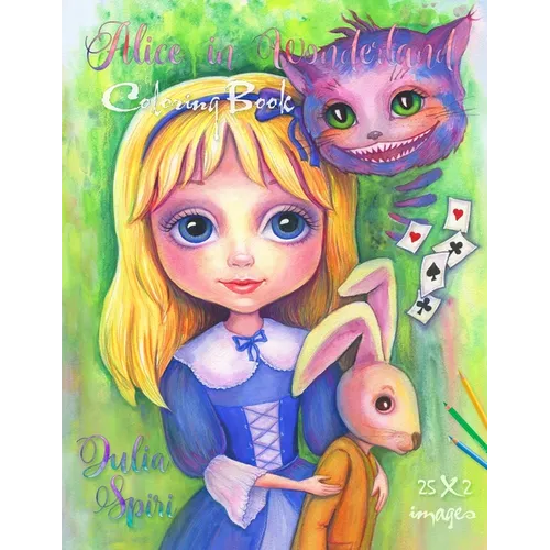 Alice in Wonderland: A Whimsical Coloring Book for Adults - Paperback