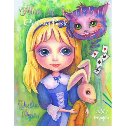 Alice in Wonderland: A Whimsical Coloring Book for Adults - Paperback